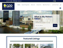 Tablet Screenshot of gr-realty.com